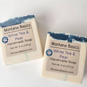 White Tea & Pear-SET OF 2-Bar Soap